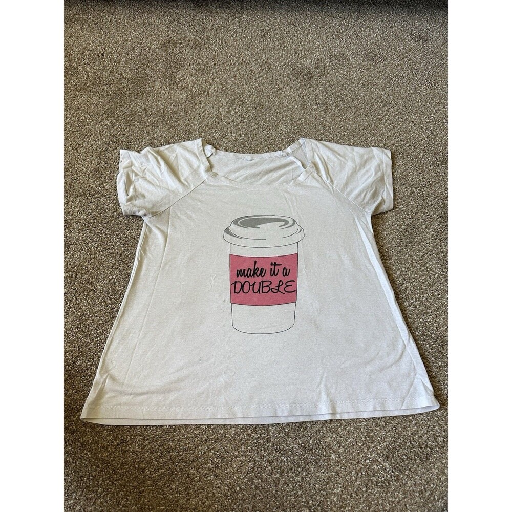 Vintage Forever 21 Women’s Pajama Top Make It A Double Sleepwear Loungewear